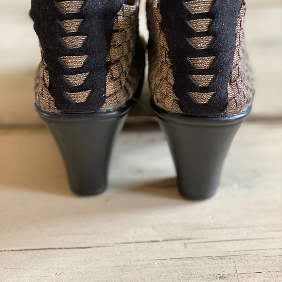 Gold mesh shoes - Picture 5 of 6